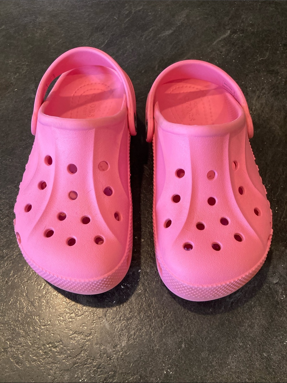 Girls Crocs pink sandals size 13